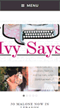 Mobile Screenshot of ivysays.com